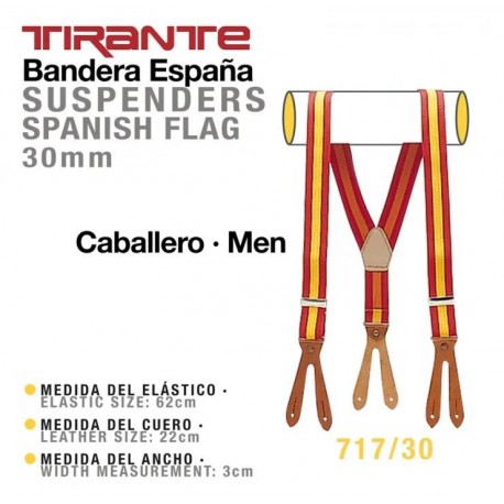 Tirante bandera España caballero 717/30