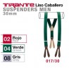 Tirante liso caballero 017/30