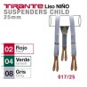 Tirante liso niño 017/25