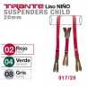 Tirante liso niño 017/20
