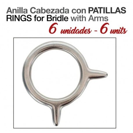 Anilla cabezada con patilla