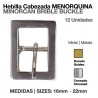Hebilla cabezada menorquina