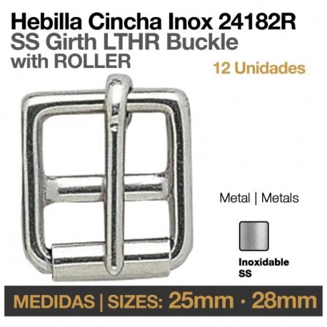 Hebilla cincha inox