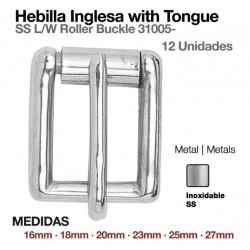 Hebilla inglesa W/Tongue