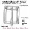 Hebilla inglesa W/Tongue