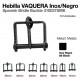 Hebilla vaquera inox negro