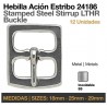 Hebilla ación estribo inox