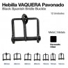 Hebilla vaquera pavonada