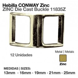 Hebilla conway zinc