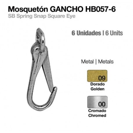 Mosquetón gancho