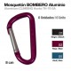 Mosquetón bombero de aluminio