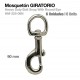 Mosquetón giratorio