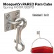 Mosquetón pared para cubo
