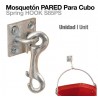 Mosquetón pared para cubo