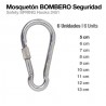 Mosquetón bombero seguridad