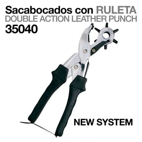Sacabocados New System con ruleta