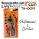 Sacabocados ojal broche profesional