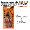 Sacabocados ojal broche profesional