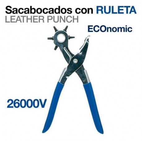 Sacabocados económico con ruleta