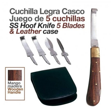 Juego de cuchillas casco legra