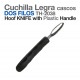 Cuchilla legra cascos dos filos
