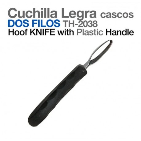 Cuchilla legra cascos dos filos