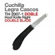 Cuchilla legra cascos doble
