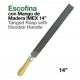 Escofina con mango de madera Imex