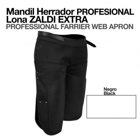 Mandil lona herrador profesional Zaldi Extra