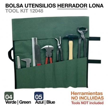 Bolsa utensilios herrador lona
