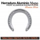 Herradura aluminio mano