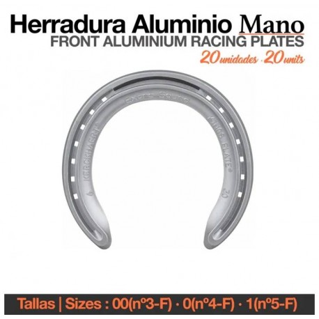 Herradura aluminio mano