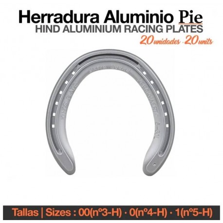 Herradura aluminio pie