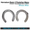 Herradura Basic 2 pestañas mano