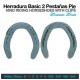 Herradura Basic 2 pestañas pie