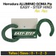 Herraduras aluminio goma Easystep pie