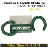 Herraduras aluminio goma Easystep pie