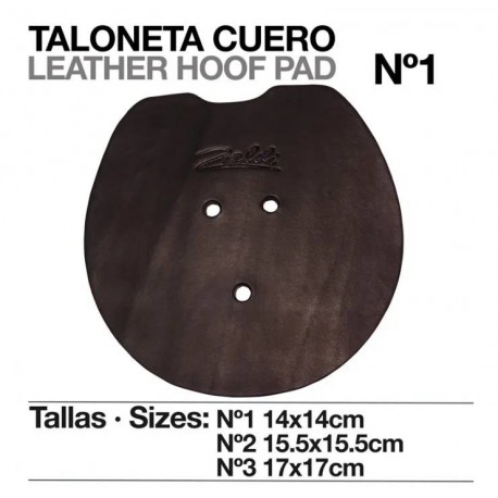 Taloneta cuero