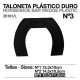 Taloneta plástico duro