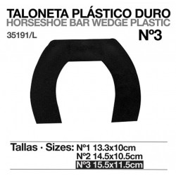 Taloneta plástico duro