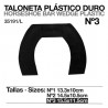 Taloneta plástico duro