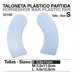 Taloneta plástico partida
