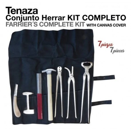 Tenaza conjunto para herrar kit completo