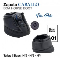 Zapato caballo Boa horse Boot para la monta sin herraje