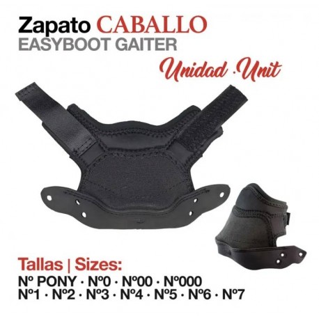 Zapato caballo Easy Boot Gaiter para montar sin herrar