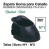 Zapato goma para caballo para montar sin herrar