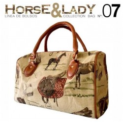 Bolso viaje colección Horse&Lady 7 motivo caballos