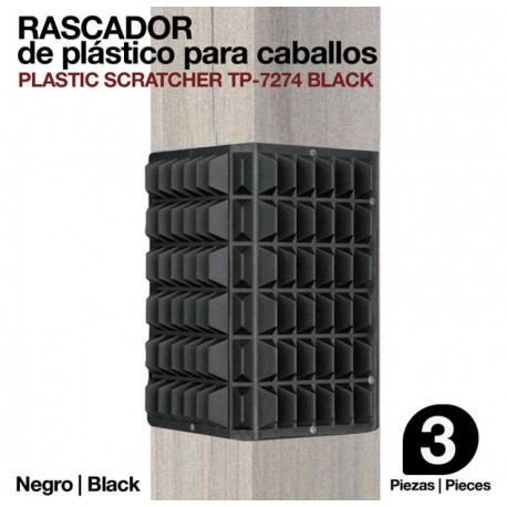 Rascador para caballos plástico