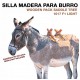 Silla de Madera para Burro