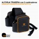 Alforja trasera con 2 cantimploras